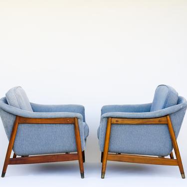 In the Works! Pair of Dux chairs by Folke Ohlsson