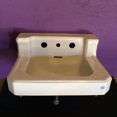 Mid Century White Bathroom Sink by American Standard - Shipping Available by TheCommunityForklift