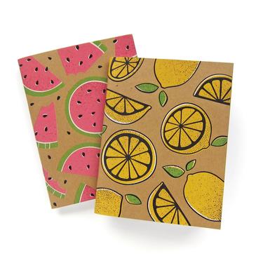 Lemons + Watermelons Notebook Set