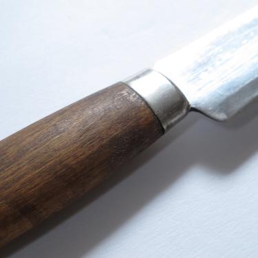 Swedish Kitchen Knife Wood Handle Vintage Knife Made in Sweden Fillet Knife Sharp Knife Scandinavian Cutting Knife Stainless Steel 