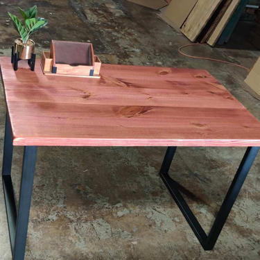 UMBUZÖ SALE!  Reclaimed Wood &amp; Steel Desk or Dining Table 