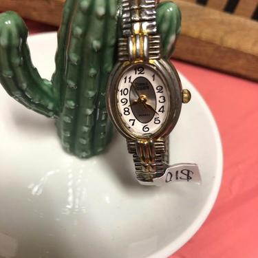 Vintage Silver and Gold Wrist Watch 