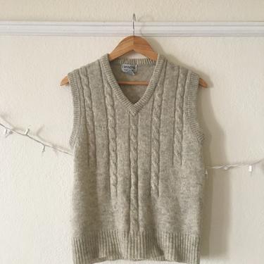 Vintage Wool Sweater Vest 