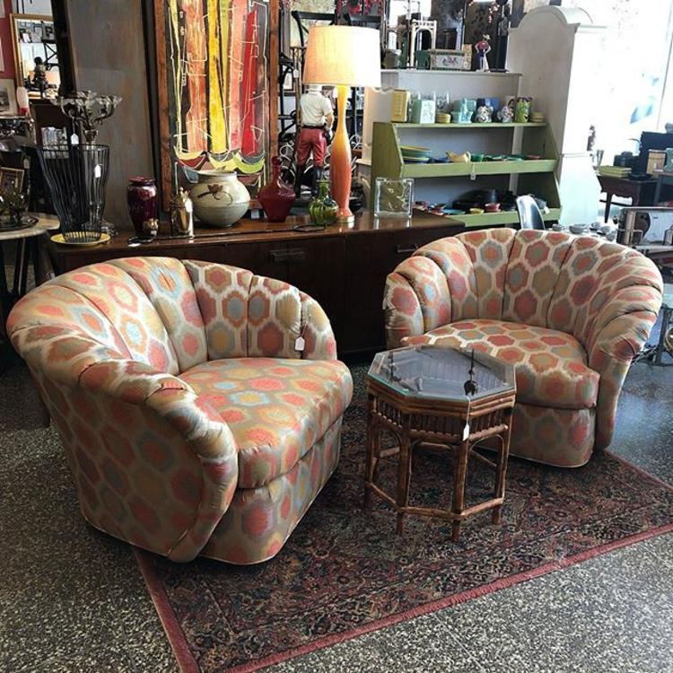                   Huge and COMFY chairs! $195 each! Bamboo table- $55!
