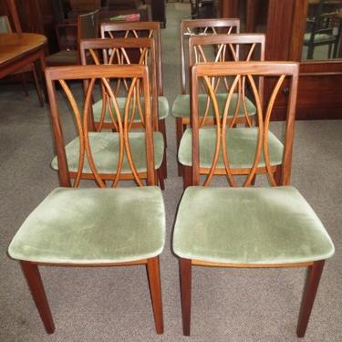 Q74  Set of Six Rosewood Dining Chairs. GPLAN