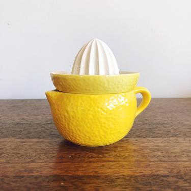 Vintage Ceramic Lemon Juicer 