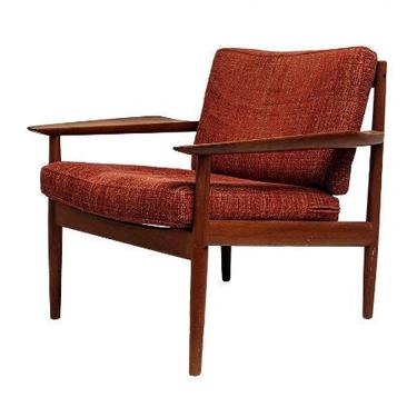 Mid-Century Danish Modern Arne Vodder Teak Lounge Chair 