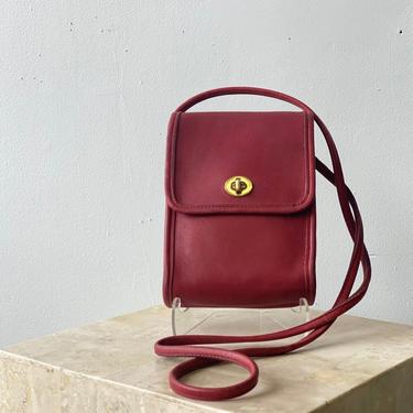 Vintage Coach Red &amp;quot;Scooter&amp;quot; Crossbody Bag, Circa 1980s/90s 