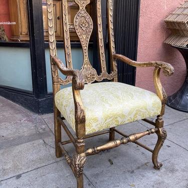 Let Bygone be Bygones | Antique Carved Chair from Italy