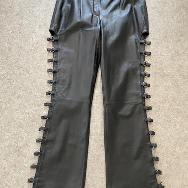 Wilson’s Leather Ring Pants Black