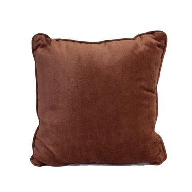 A15 Velvet Brown Square Shape Fabric Couch Sofa Cushion ws640E 