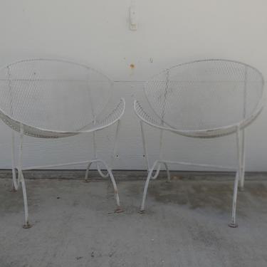 1950's Salterini Tempestini Pair of Clamshell Side Chairs 