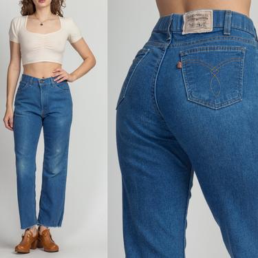 80s Levi's Orange Tab Action Jeans - Men's Medium, Women's Large, 32&quot; | Unisex Vintage Straight Leg Denim Boyfriend Jeans 