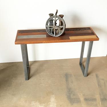 Reclaimed Wood Console Table - Patchwork 