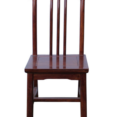 Quality Handmade Solid Rosewood Chinese Small Chair With Bar Back n209E 