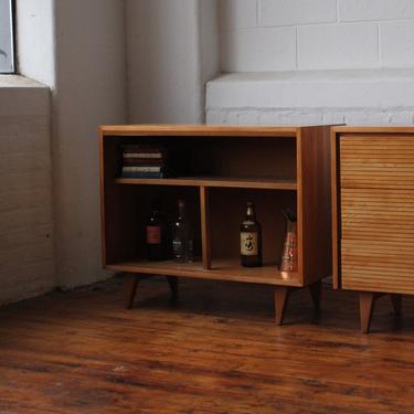Reserved for Alex Mid Century Solid Elm Bookcase 