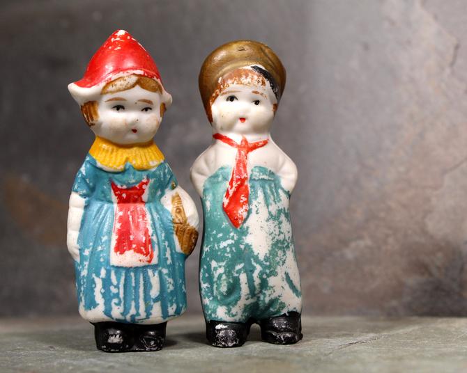 Ceramic Set of 2 Antique A German Bisque Frozen Charlotte Dolls