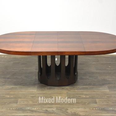 Harvey Probber Rosewood Oval Dining Table 