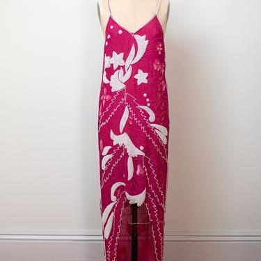 1980s Silk Beaded Gown 