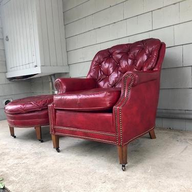 Artisan Furniture S In Dc, Arthur Chesterfield Leather Tufted Wingback Recliner Chair