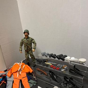 1970s Vintage G.I. Joe Action Figure with Accessories 