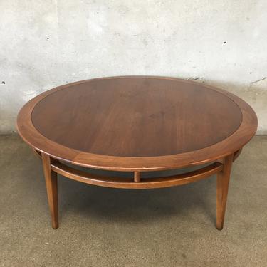 Round Mid Century Coffee Table by Lane