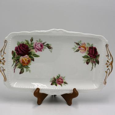 vintage Royal Albert King's Ransom bone china tray 