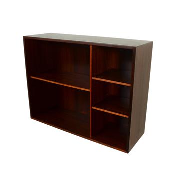 Danish Modern Rosewood Bookcase Wall Unit Floating Cabinet by HG Furniture Hansen Guldborg 