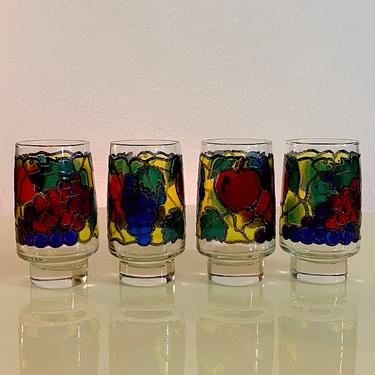 Stained Glass Fruit Tumblers