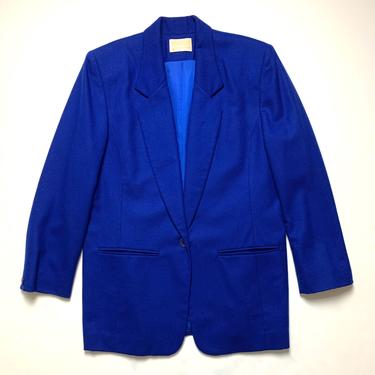 Vintage Women's PENDLETON 100% Wool Tweed Jacket ~ size 8 / fits Small to Medium ~ Blazer / Sport Coat ~ 