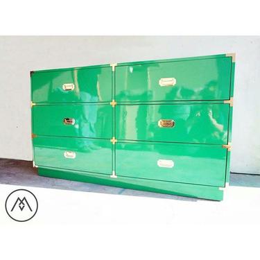 BUILT2ORDER // Custom Made Campaign Dressers and Credenzas - Automotive Finishes, Your Choice of Color 