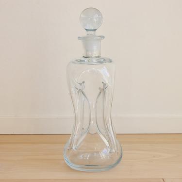 Holmegaard Pinched Clear Glass Decanter Kluk Kluk Jacob Bang 