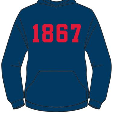 1867 Howard University Hoodie (Blue)