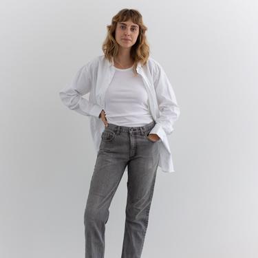 Vintage 29 Waist Grey Gap Tapered Jeans | Gray Denim taper leg 90s 80s | 