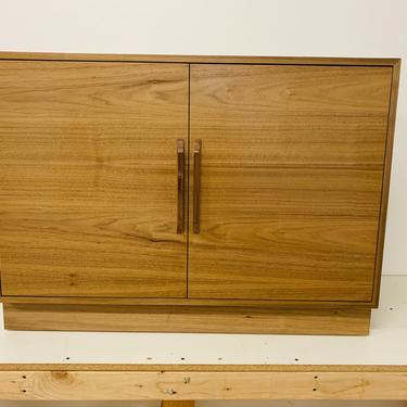 FREE SHIPPING ~ NEW Hand Built Mid Century Style Bathroom Vanity in Walnut - 40&quot; with Plinth Base by draftwooddesign