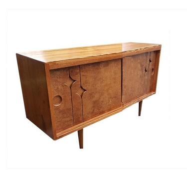 Custom 40” long 2 sections - Modern Media Console Credenza Cabinet 