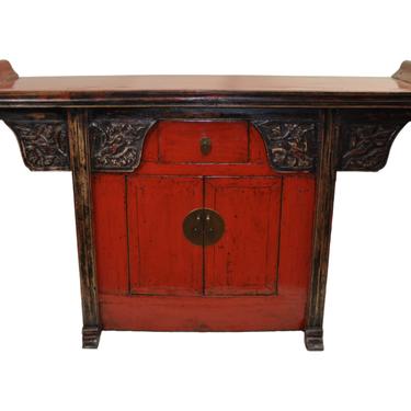 Shanxi Altar Cabinet in Red