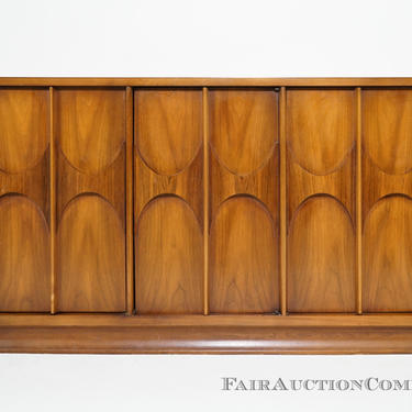 Kent Coffey Walnut and Rosewood Credenza