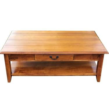 Ethan Allen Country Crossings Maple Coffee Table 