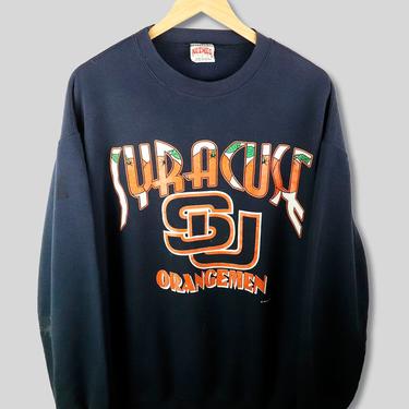 Vintage Syracuse Orangemen Crew Neck Sweatshirt sz L