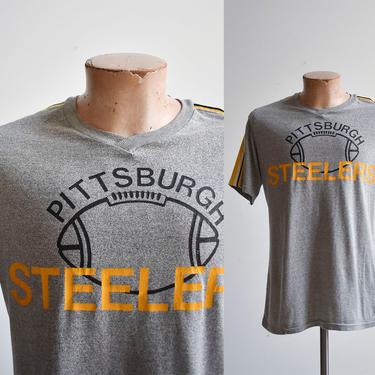Vintage Pittsburgh Steelers V neck Tshirt 