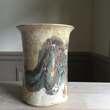 Signed Vintage Studio Pottery Vase 