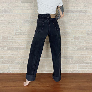 Levi's 505 Black Jeans / Size 31 32 