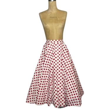 1950s polkadot Circle skirt 