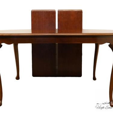 High End Solid Cherry Traditional Queen Anne Style 94&quot; Dining Table by HighEndUsedFurniture
