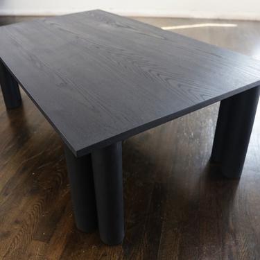 Handmade modern ebonized coffee table 
