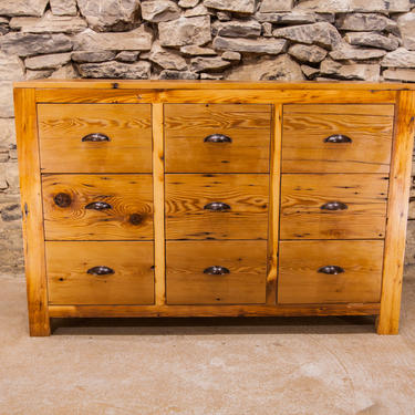 FREE SHIPPING! Old Bombay Reclaimed Pine 9 Drawer Dresser 