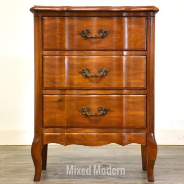 French Provincial Style Cherry Nightstand 
