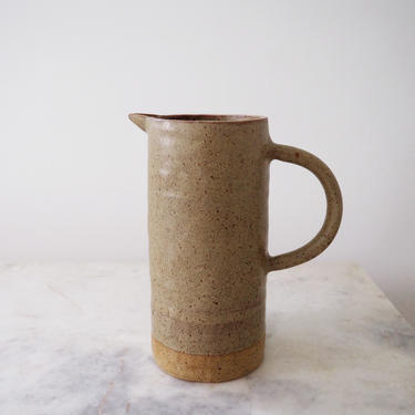 Patio Pitcher in Dune // handmade ceramic pottery 