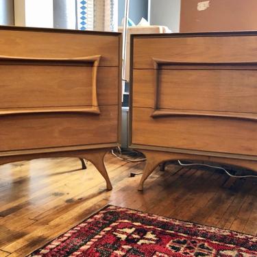 Pair of Mid Century 3 Drawer Chests 1950&#8217;s